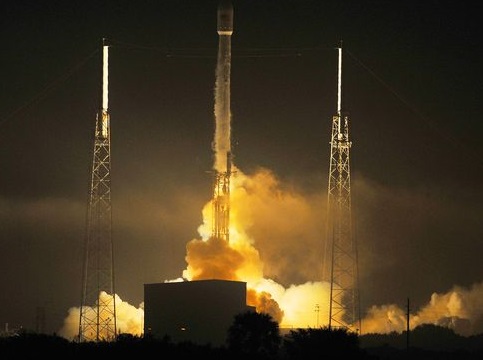 Spacex launches two satellites