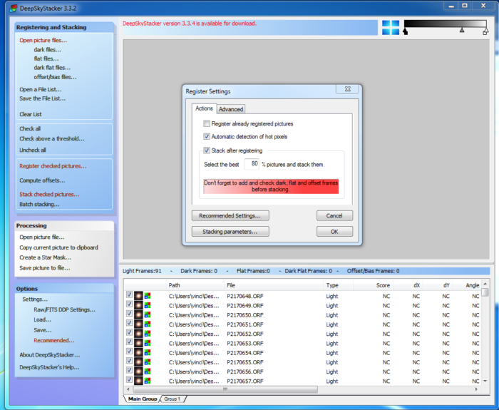 deepskystacker software